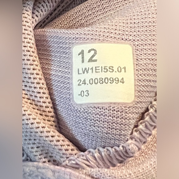 $68 Lululemon Everlux Asymmetrical Tennis Tank Top Lilac Ether - Picture 7 of 7